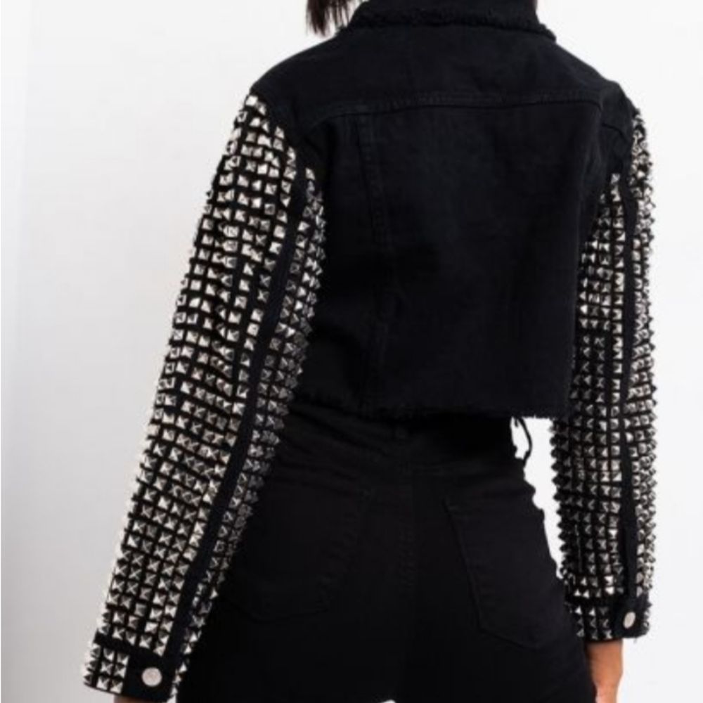 Rhinestone Jacket w/Mask - Picture 2 of 4